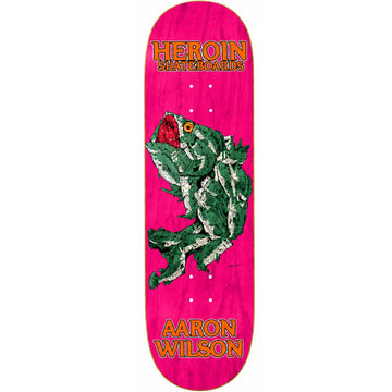 Heroin - Aaron Wilson Fish Pink 8.75 Skateboard Deck