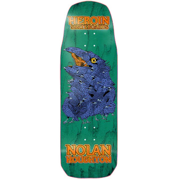 Heroin - Nolan Houghton Crow Green 9.9 Skateboard Deck