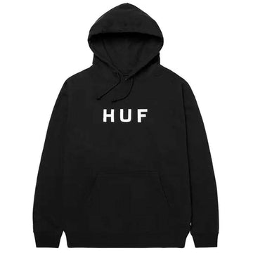 Huf - Essentials OG Logo Hoodie Black.