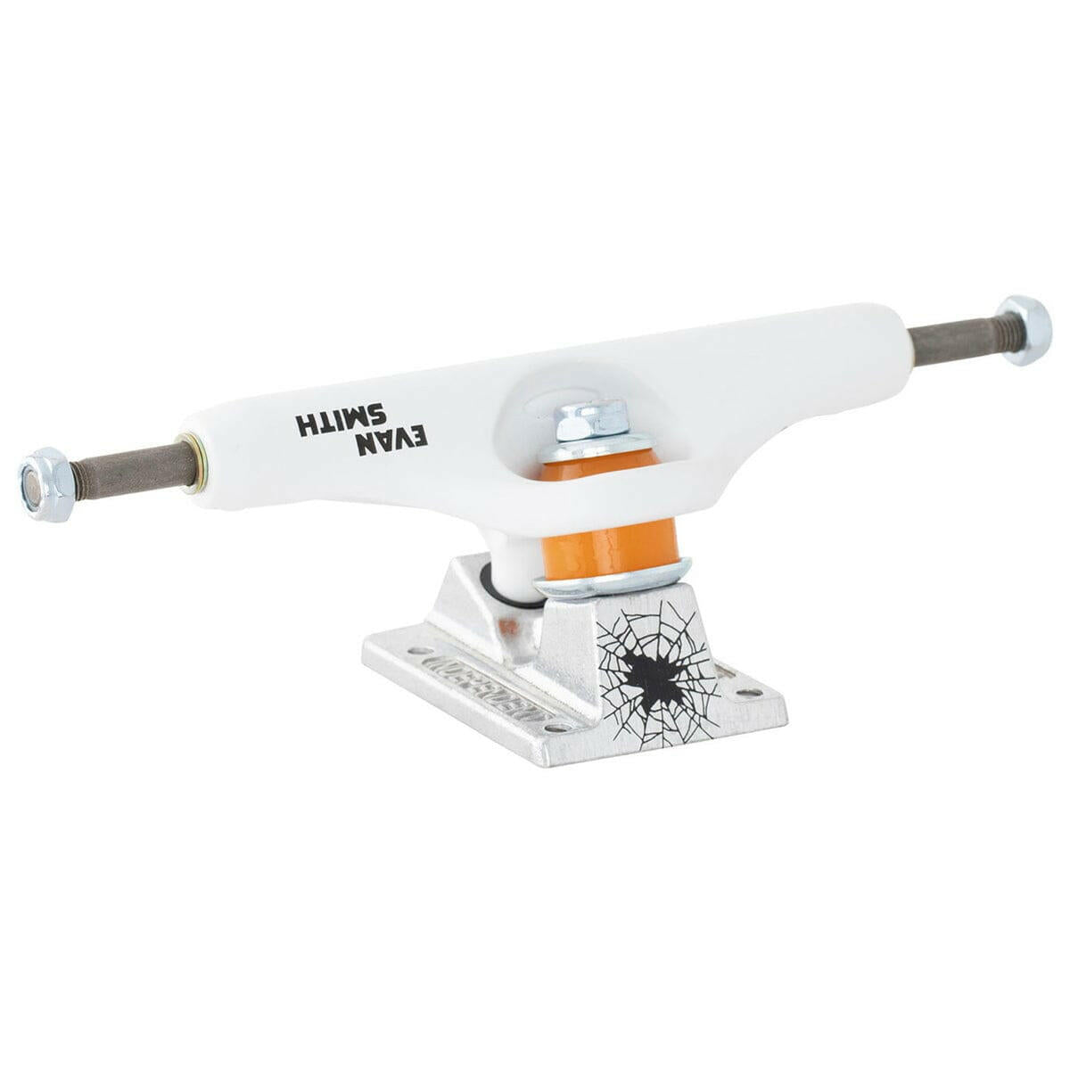 Independent - Evan Smith White/Silver 144 Skateboard Trucks.