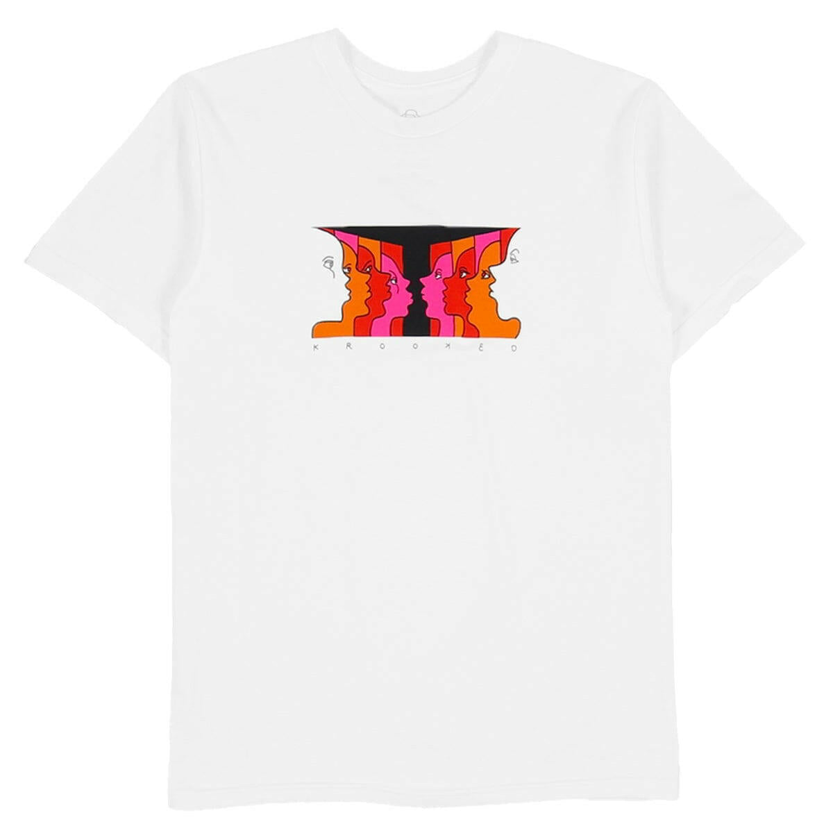 Krooked - Faces Tee White.