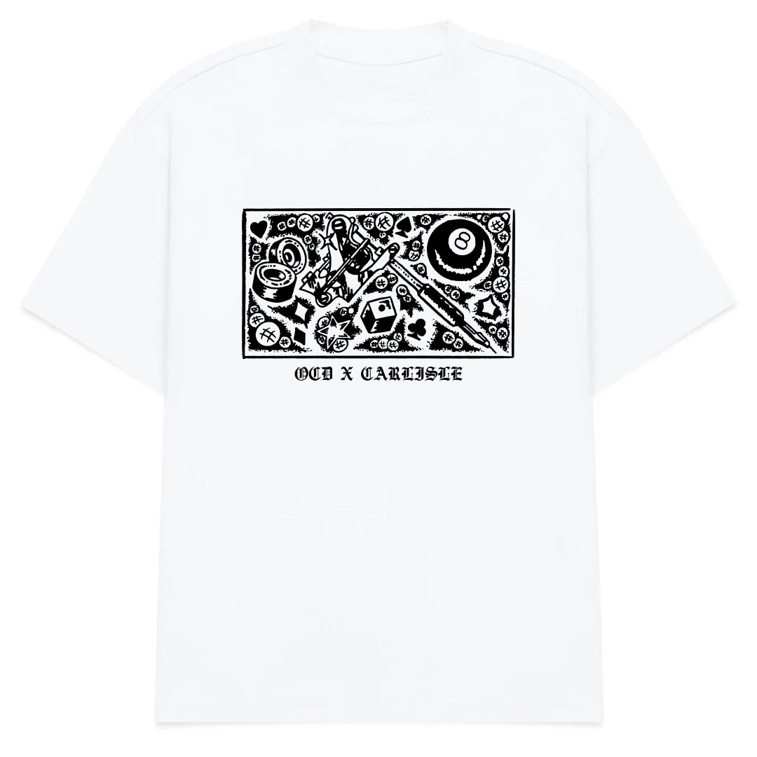 OCD - X Carlisle Tattoo Jack Tee White