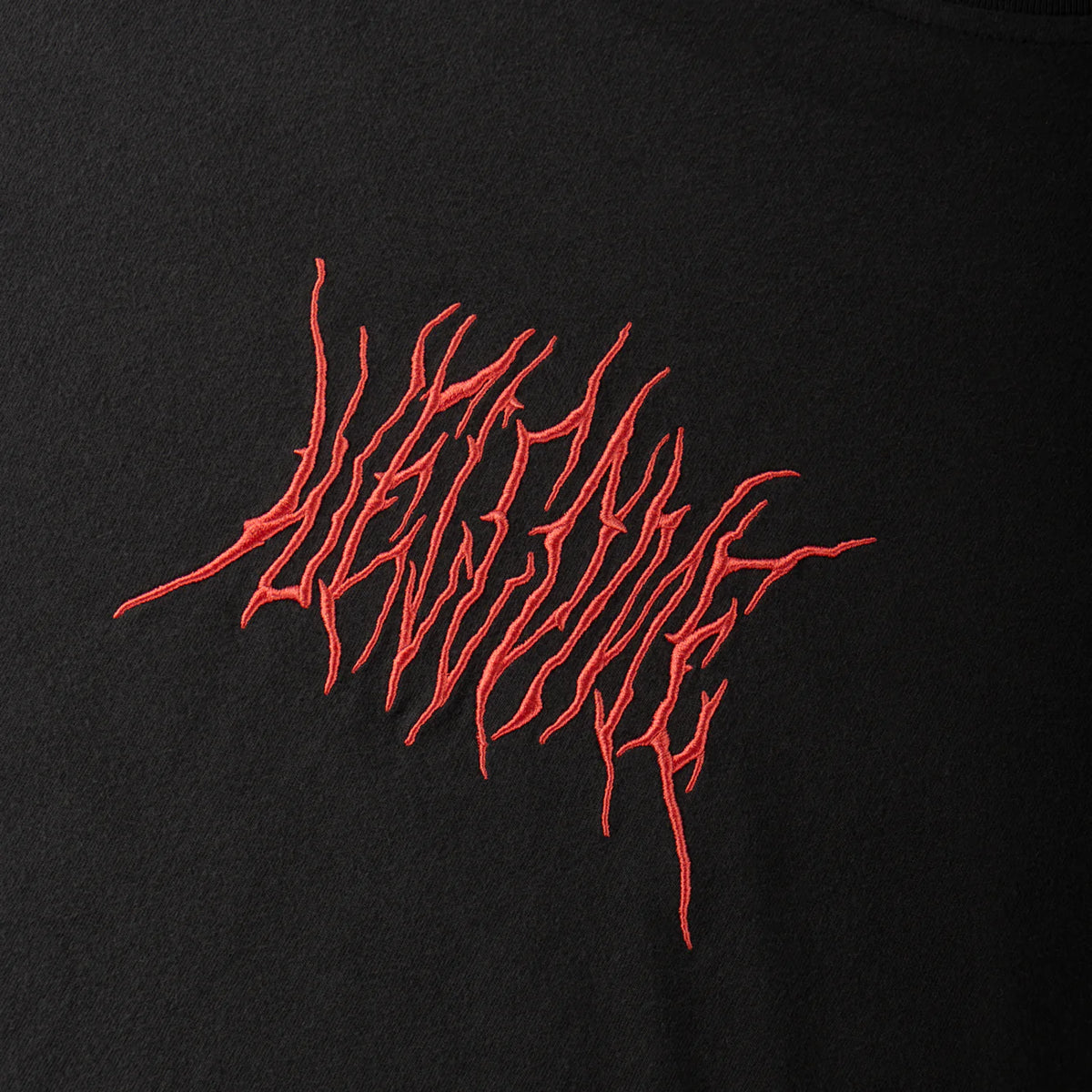Welcome - Caste Layered L/S Knit Black/Red.