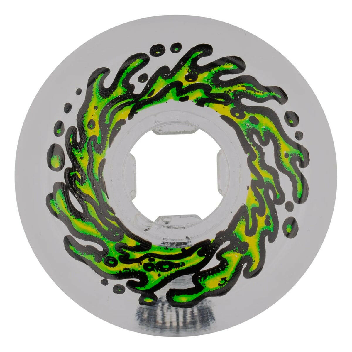 Slime Balls - Mirror Vomits Clear 53MM 99A Skateboard Wheels.