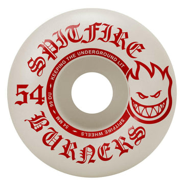 Spitfire Burners 54MM 99A Skateboard Wheels.