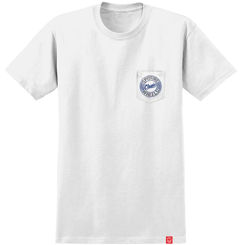 Spitfire - Flying Classic Pocket Tee White