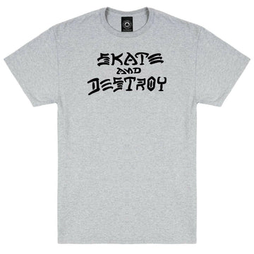 Thrasher - Skate and Destroy Tee Grey.
