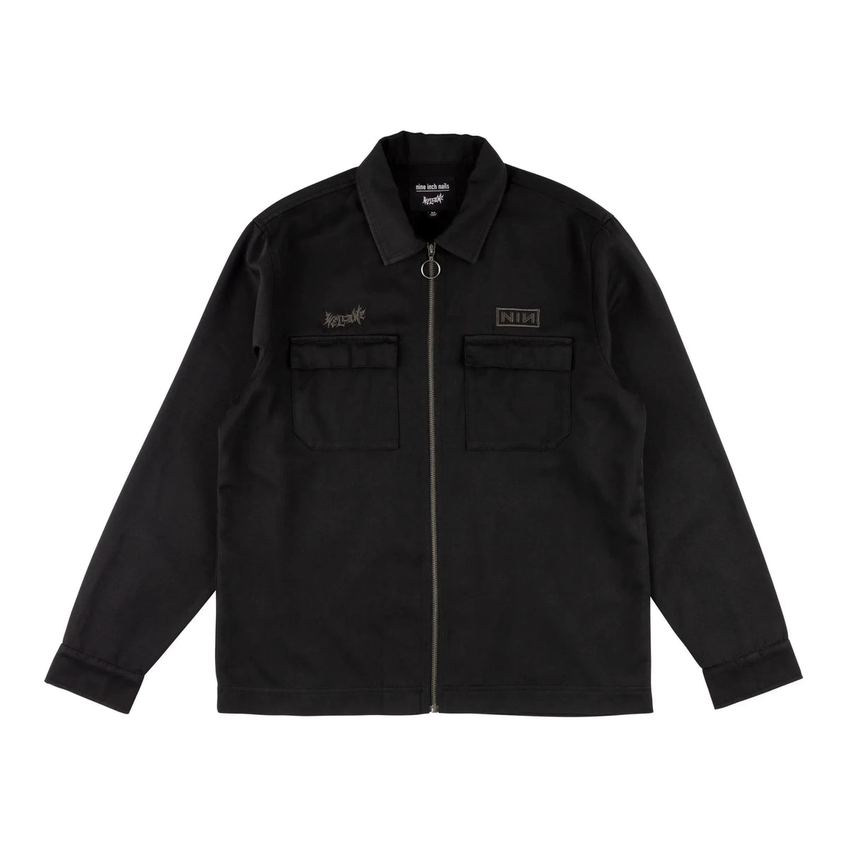 Welcome - X Nine Inch Nails Ruiner Twill Zip Work Shirt.