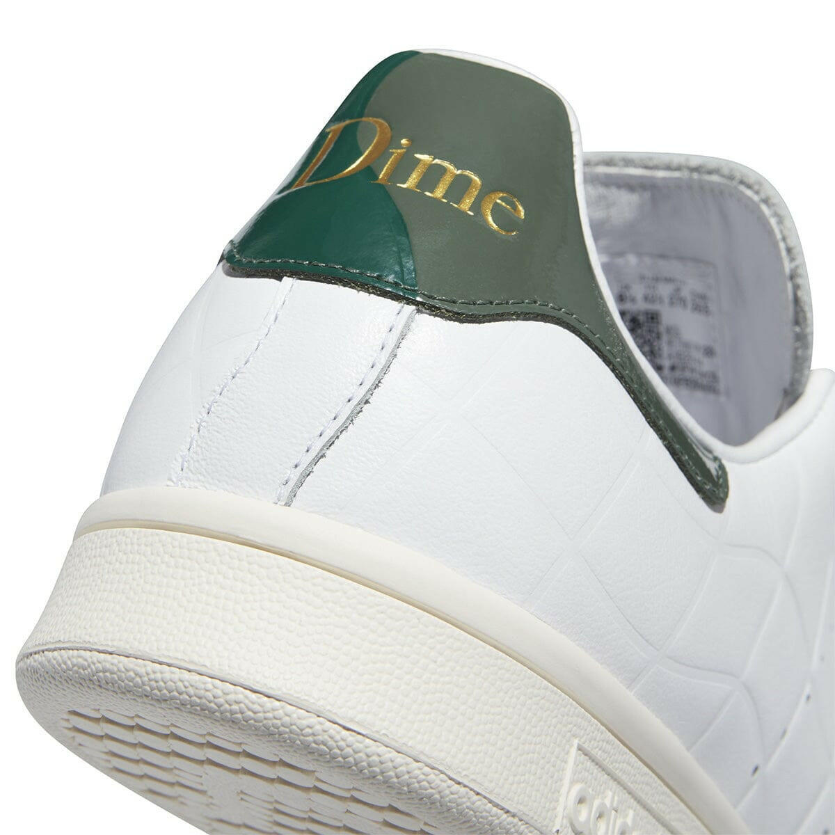 Adidas - Dime Stan Smith Shoes Cloud White/Collegiate Green/Green Oxide.