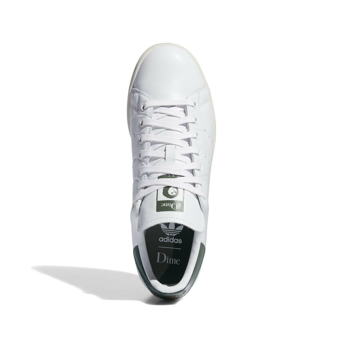 Adidas - Dime Stan Smith Shoes Cloud White/Collegiate Green/Green Oxide.