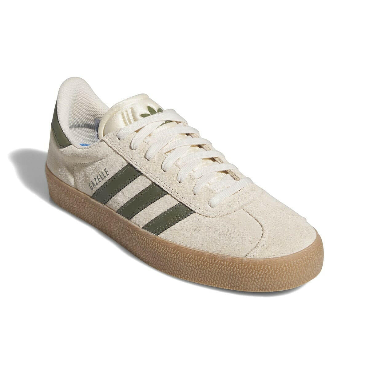 Adidas - Gazelle Adv Shoes Beige/Green/Gum.