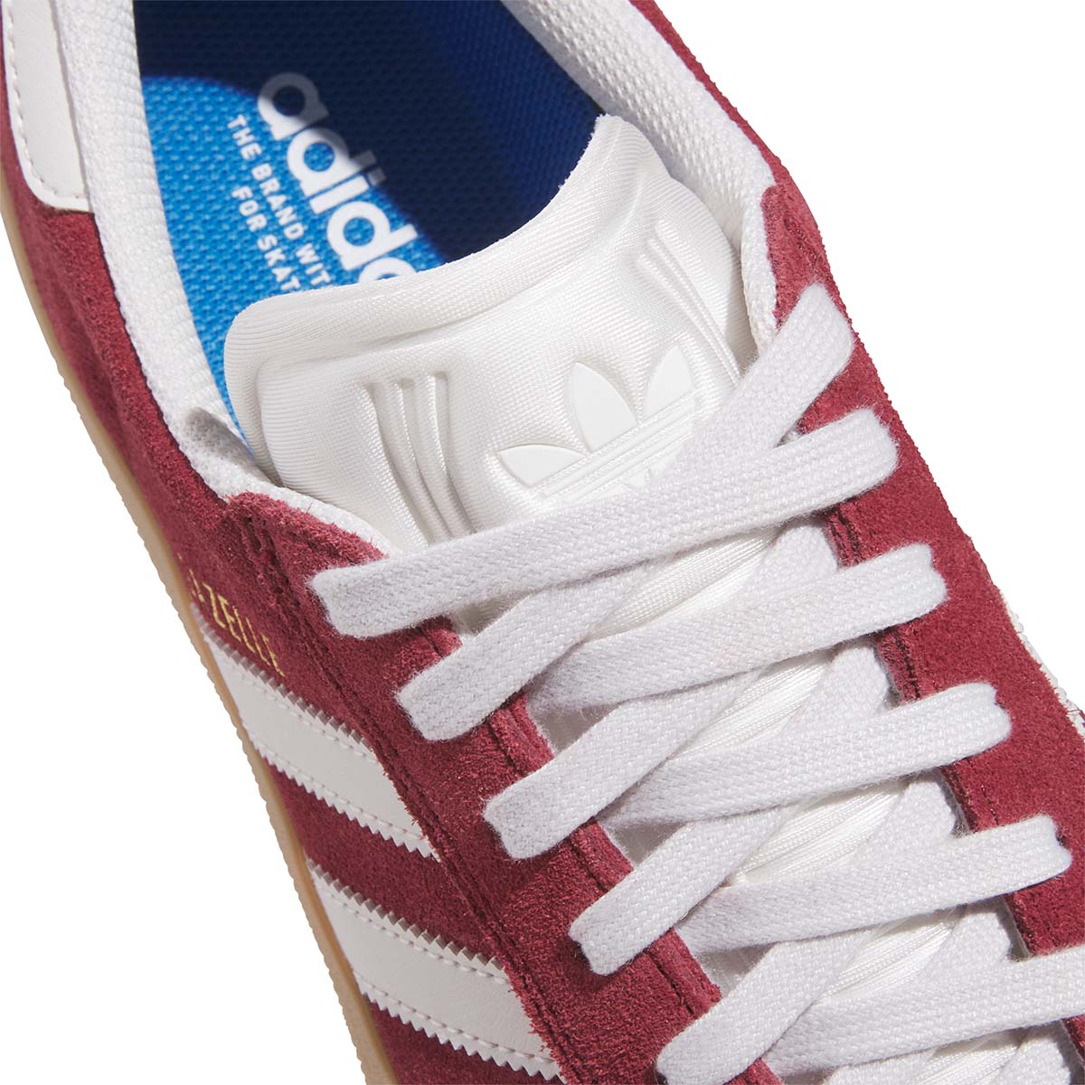 Adidas Gazelle Adv Shoes Shadow Red/White/Gold