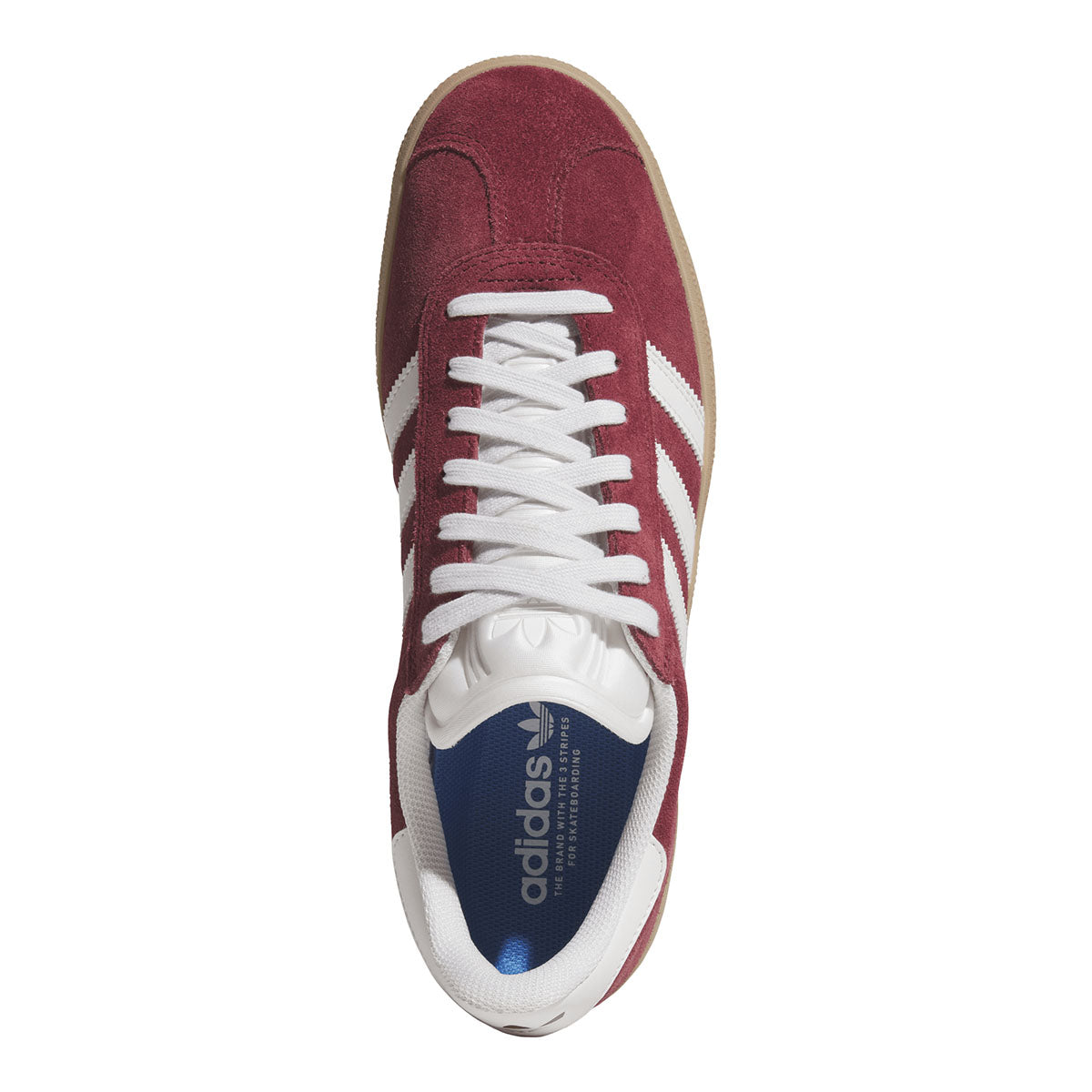 Adidas Gazelle Adv Shoes Shadow Red/White/Gold