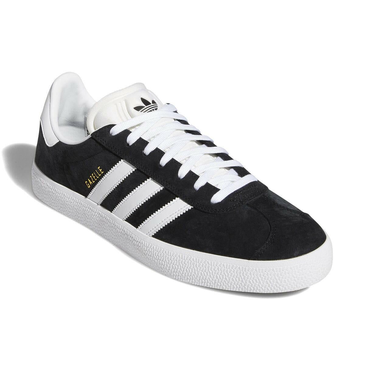 Adidas - Gazelle Adv Shoes Black/White/Gold.