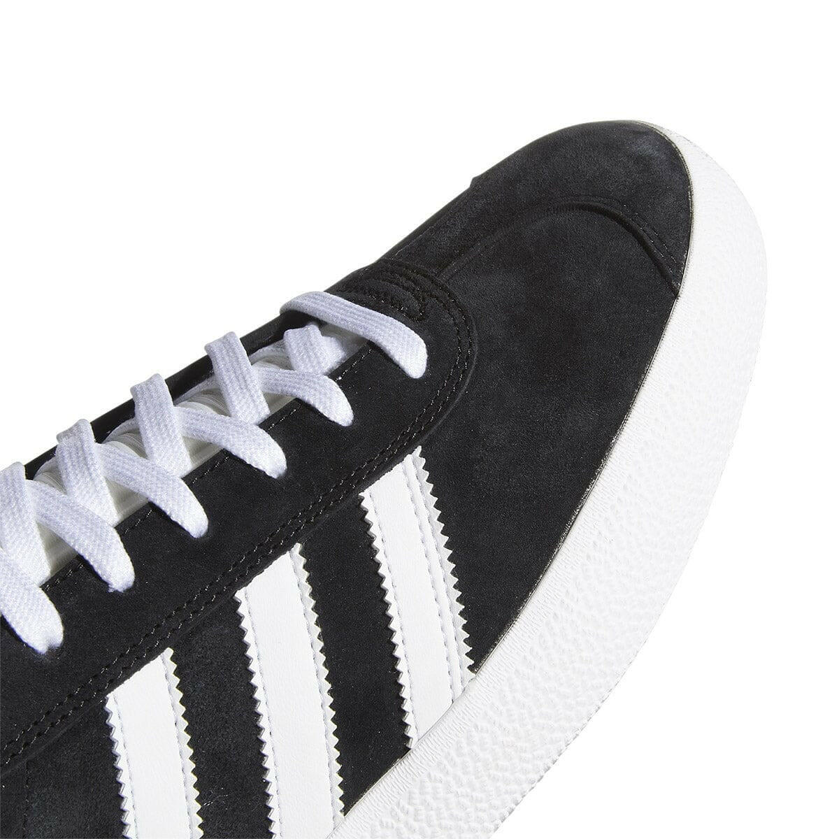 Adidas - Gazelle Adv Shoes Black/White/Gold.