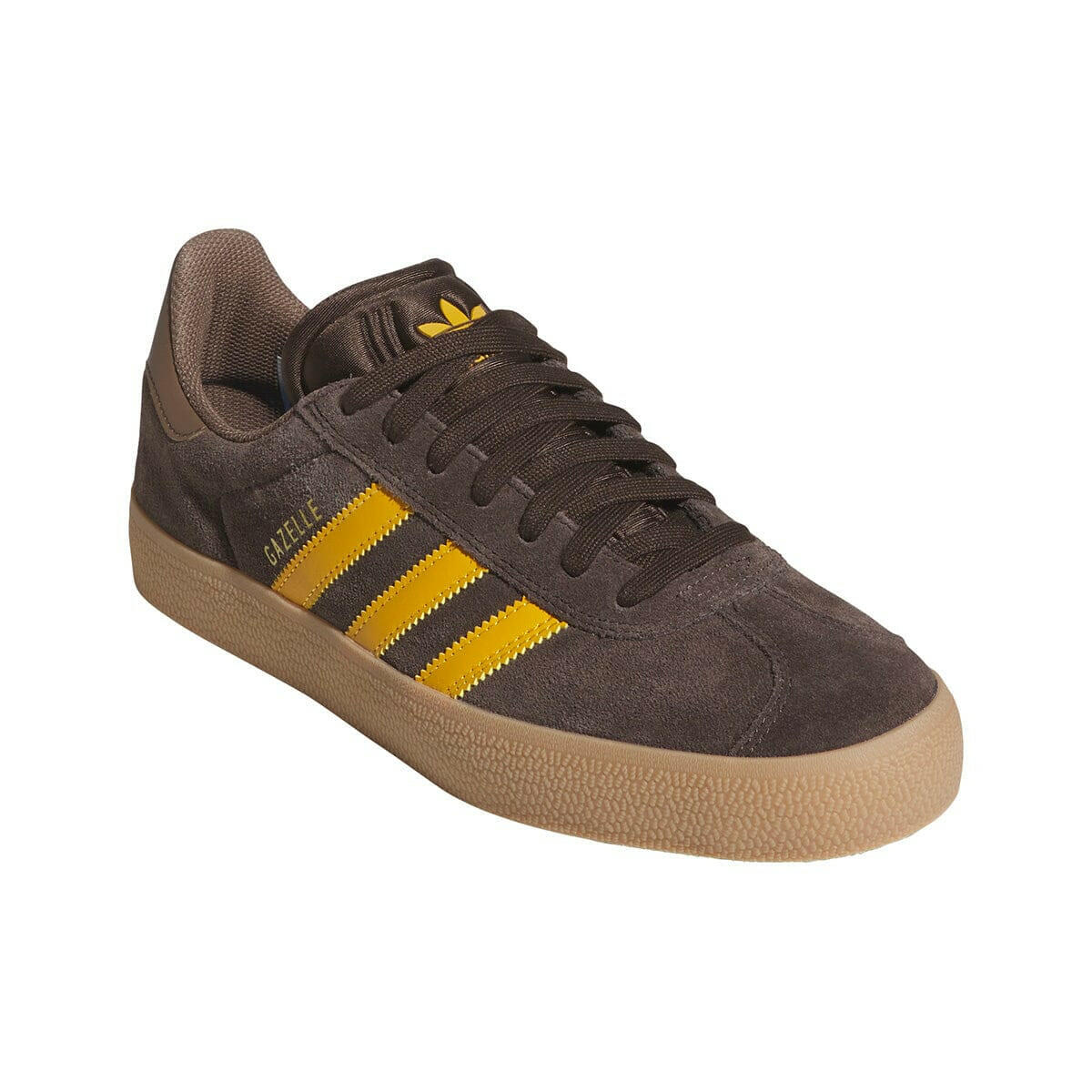 Adidas - Gazelle Adv Shoes Brown/Yellow/Gum.