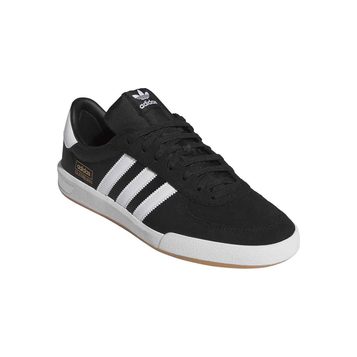 Adidas Glenburn Shoes Black/White/Gum Front