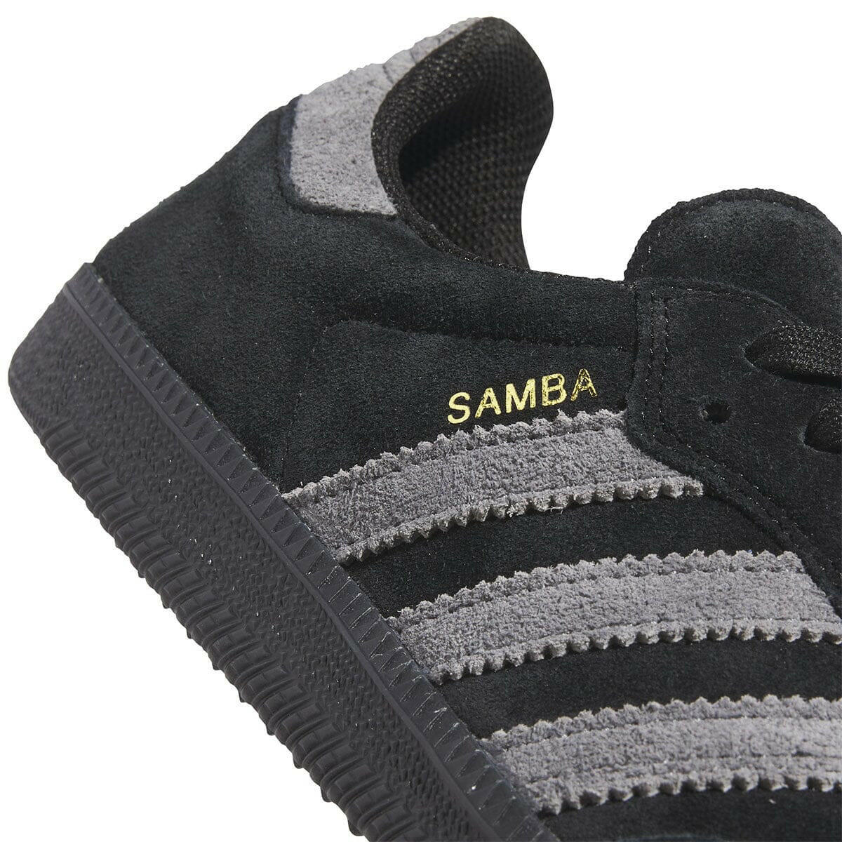 Adidas - Samba Adv Shoes Black/Grey/Gold.