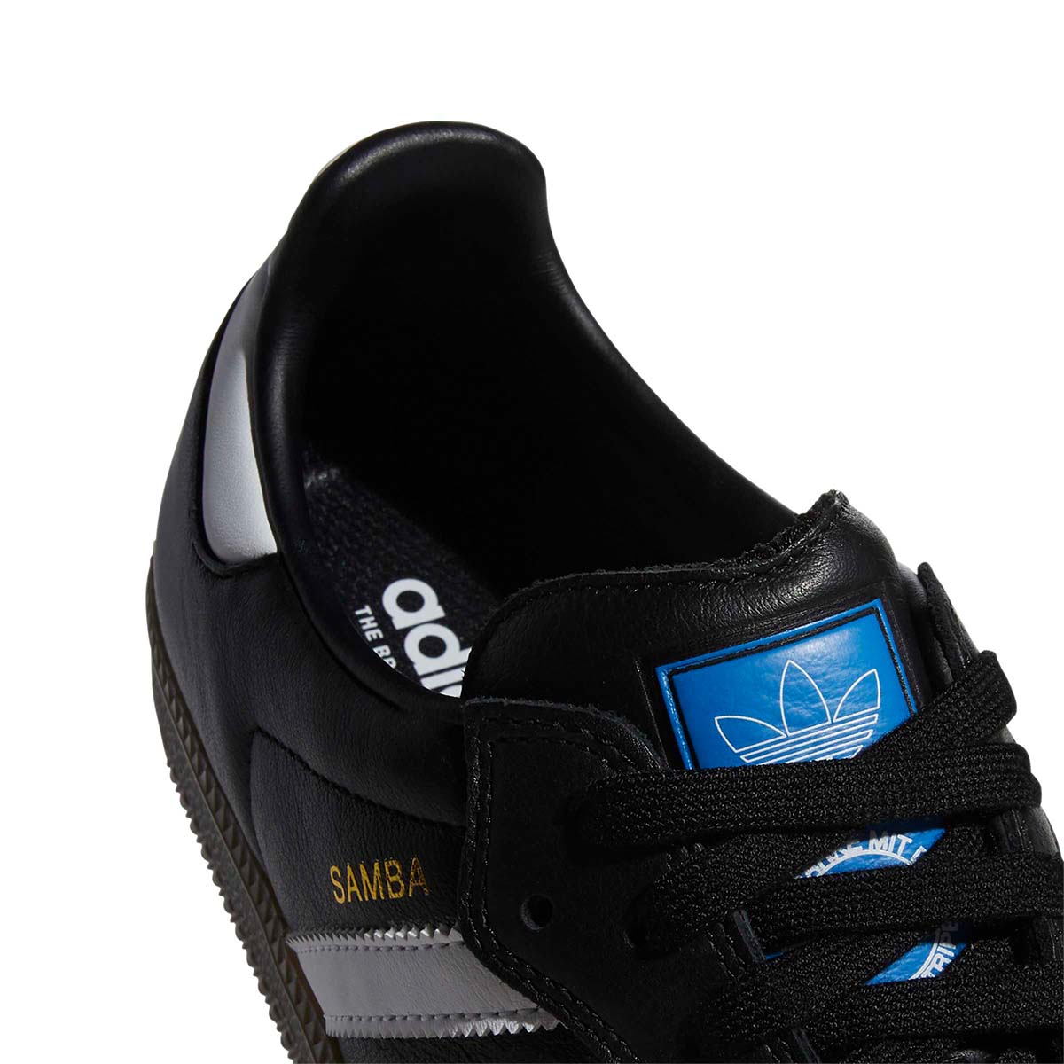 Adidas - Samba Adv Shoes Black/White/Gold Detail