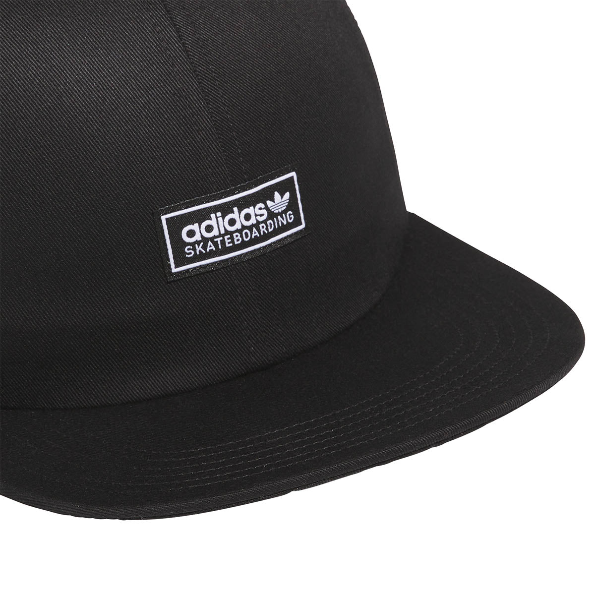 Adidas Skateboarding Lowkey 6 Panel Cap Black Front Detail