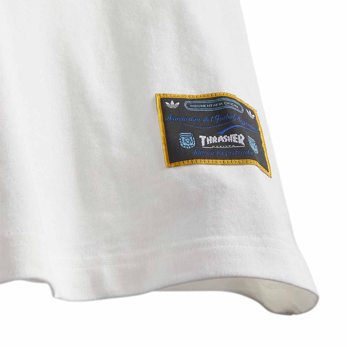 Adidas Thrasher X AFA Argentina Tee White Tag Detail