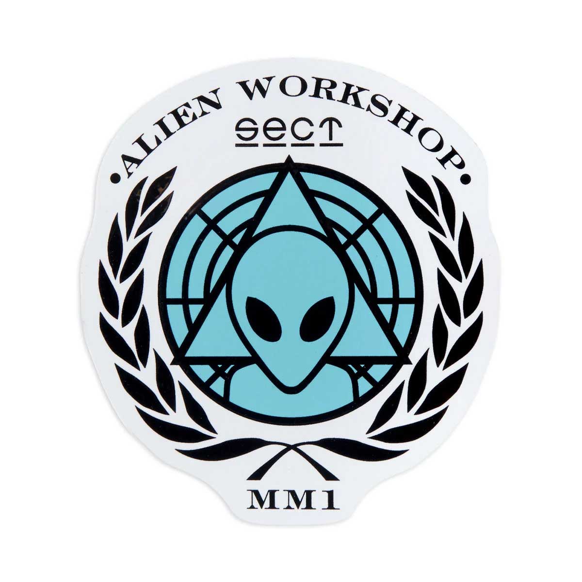 Alien Workshop AWOL 4" Sticker Blue