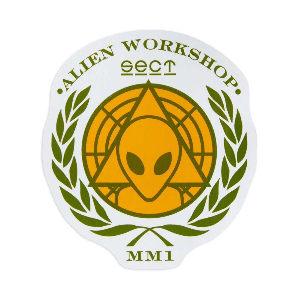 Alien Workshop AWOL 4" Sticker Orange