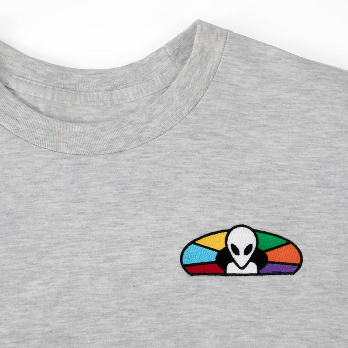 Alien Workshop Spectrum Embroidered Tee Ash Detail