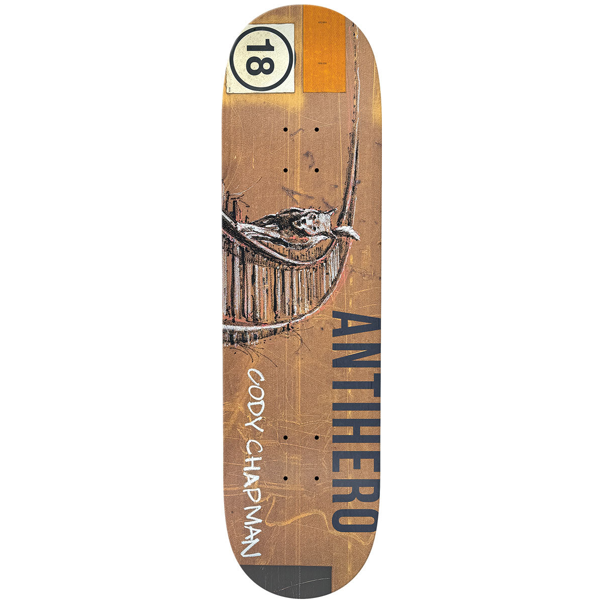 Anti Hero Cody Chapman Intermodal 8.5 Skateboard Deck