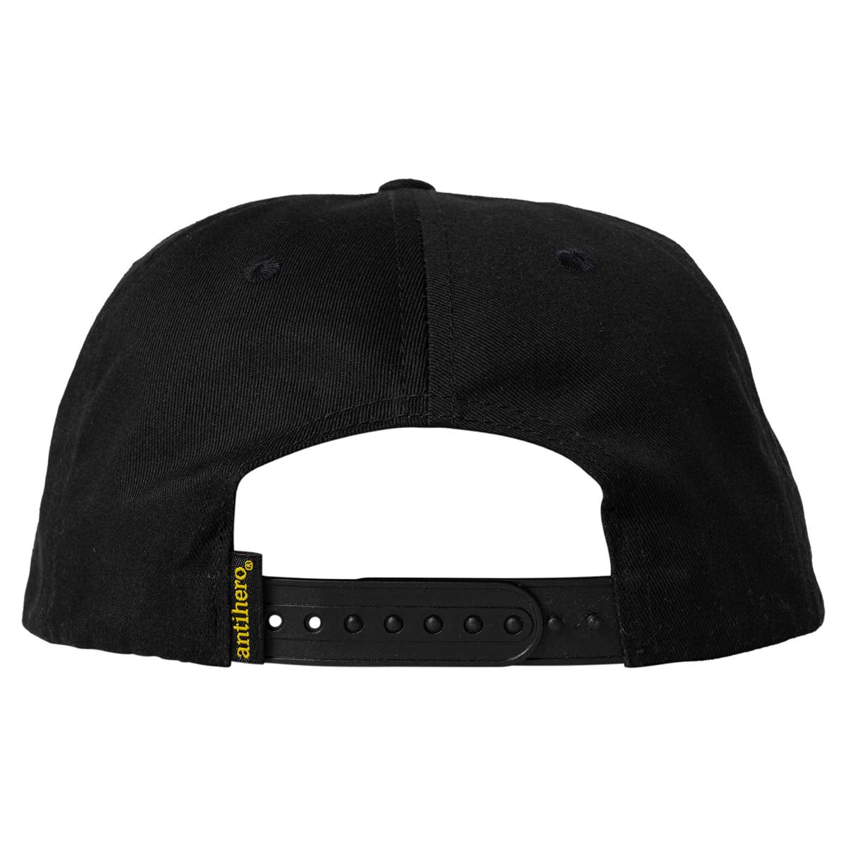 Anti Hero Basic Eagle Snapback Black/Gold Back