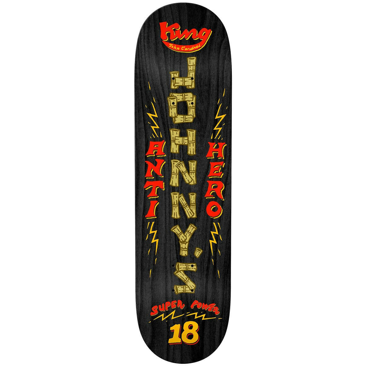 Anti Hero - John Cardiel Superpowered 8.5 Skateboard Deck.