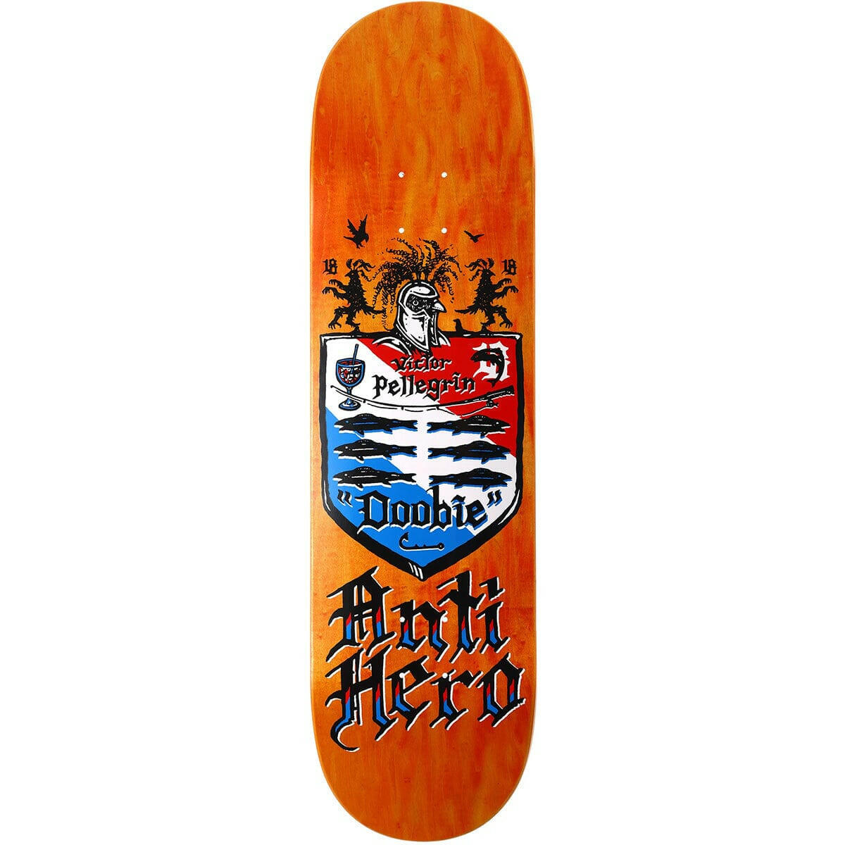 Anti Hero - Doobie Coat Of Arms 8.62 Skateboard Deck.