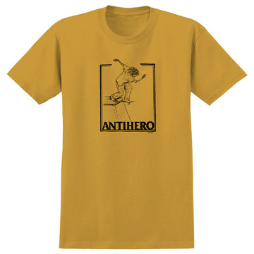 Anti Hero Doobie Lance Tee Heather Mustard