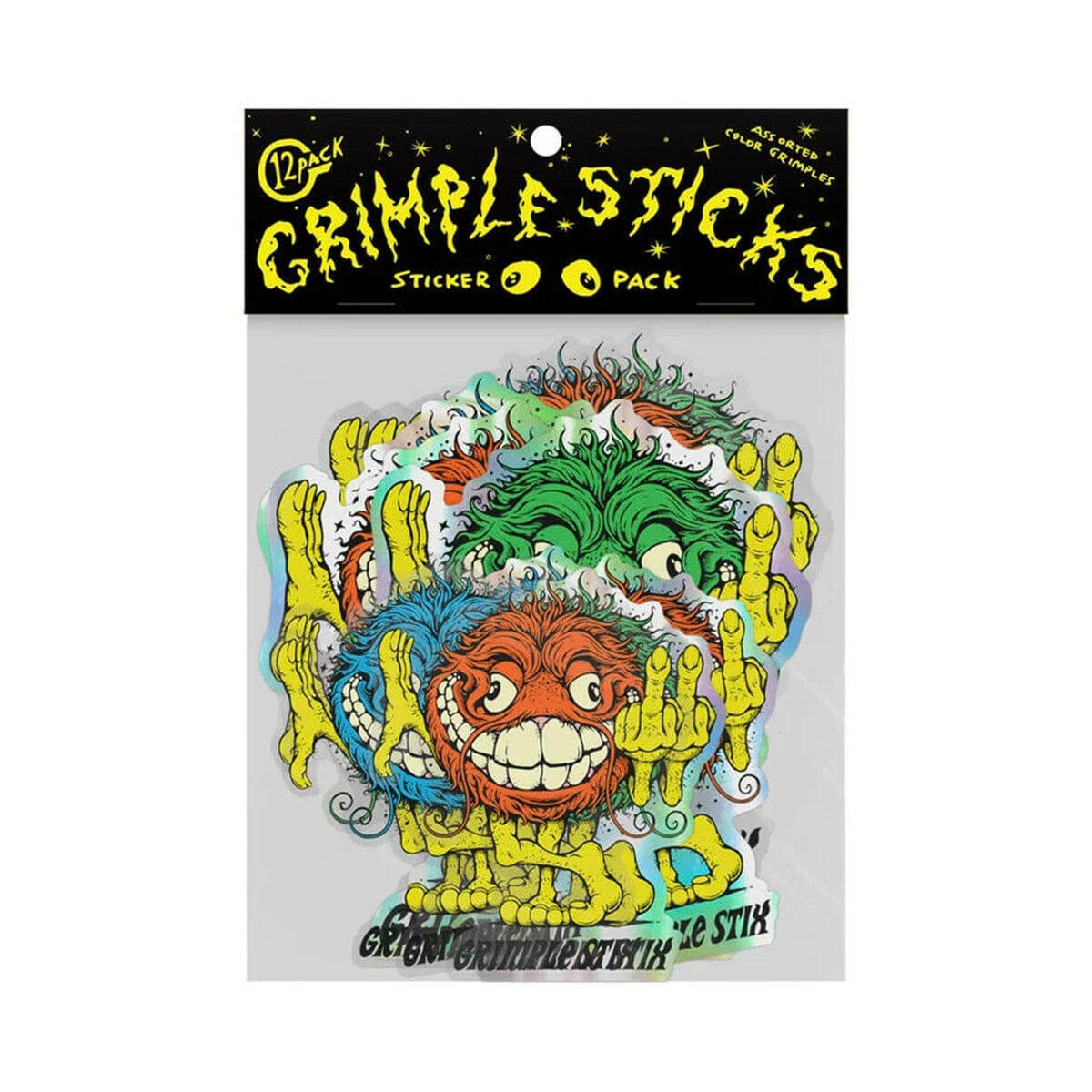 Anti Hero - Grimple Stix Asphalt Animal Sticker Pack.
