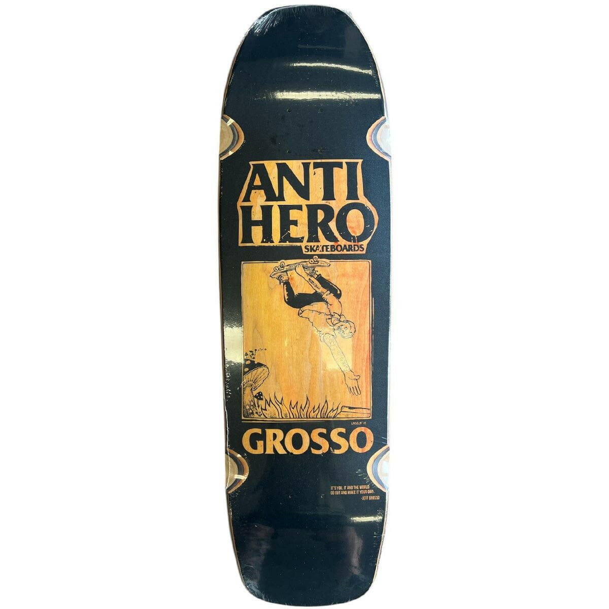Anti Hero - Jeff Grosso Hand Plant SSD25 9.25 Skateboard Deck.
