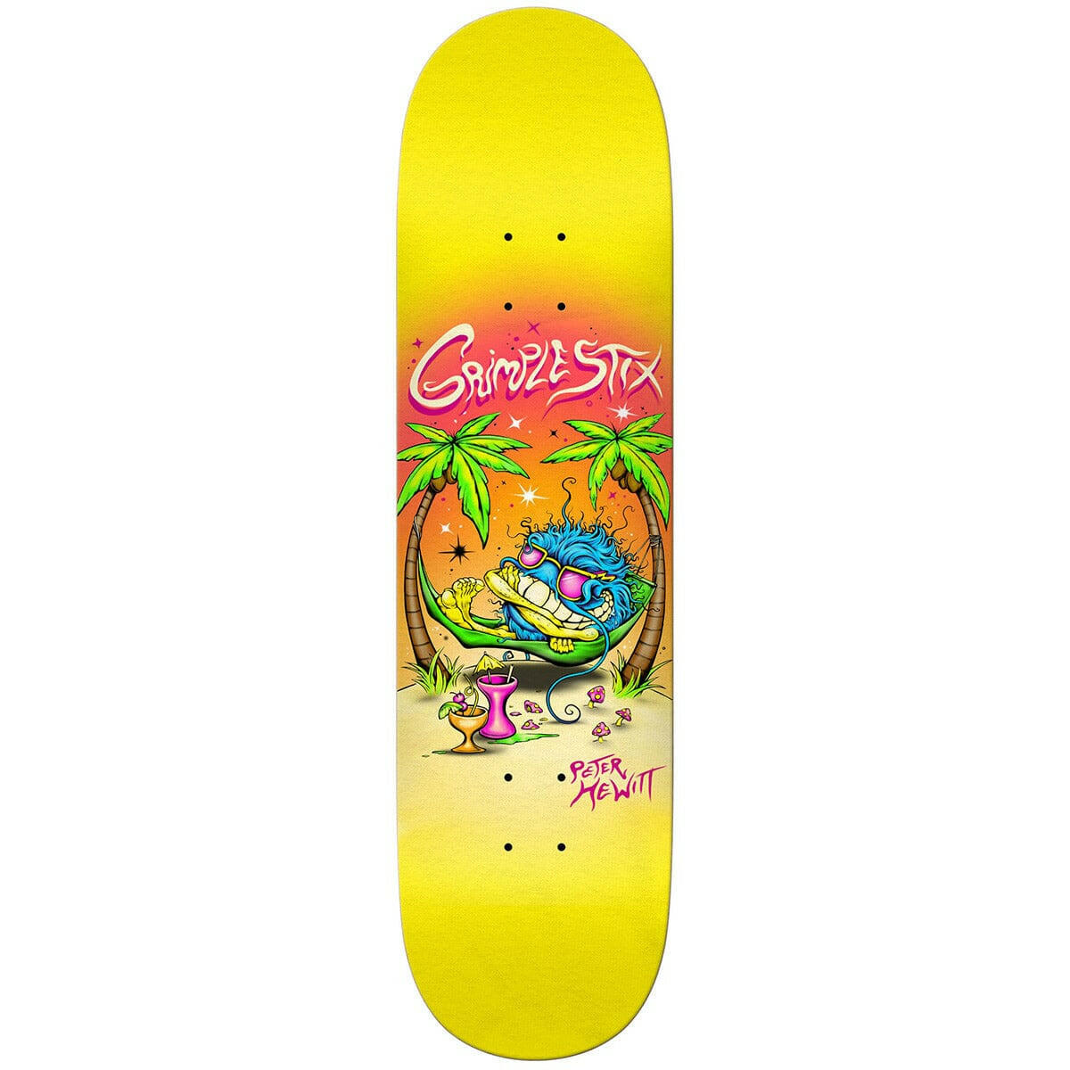 Anti Hero - Peter Hewitt Grimple Beach 8.5 Skateboard Deck.