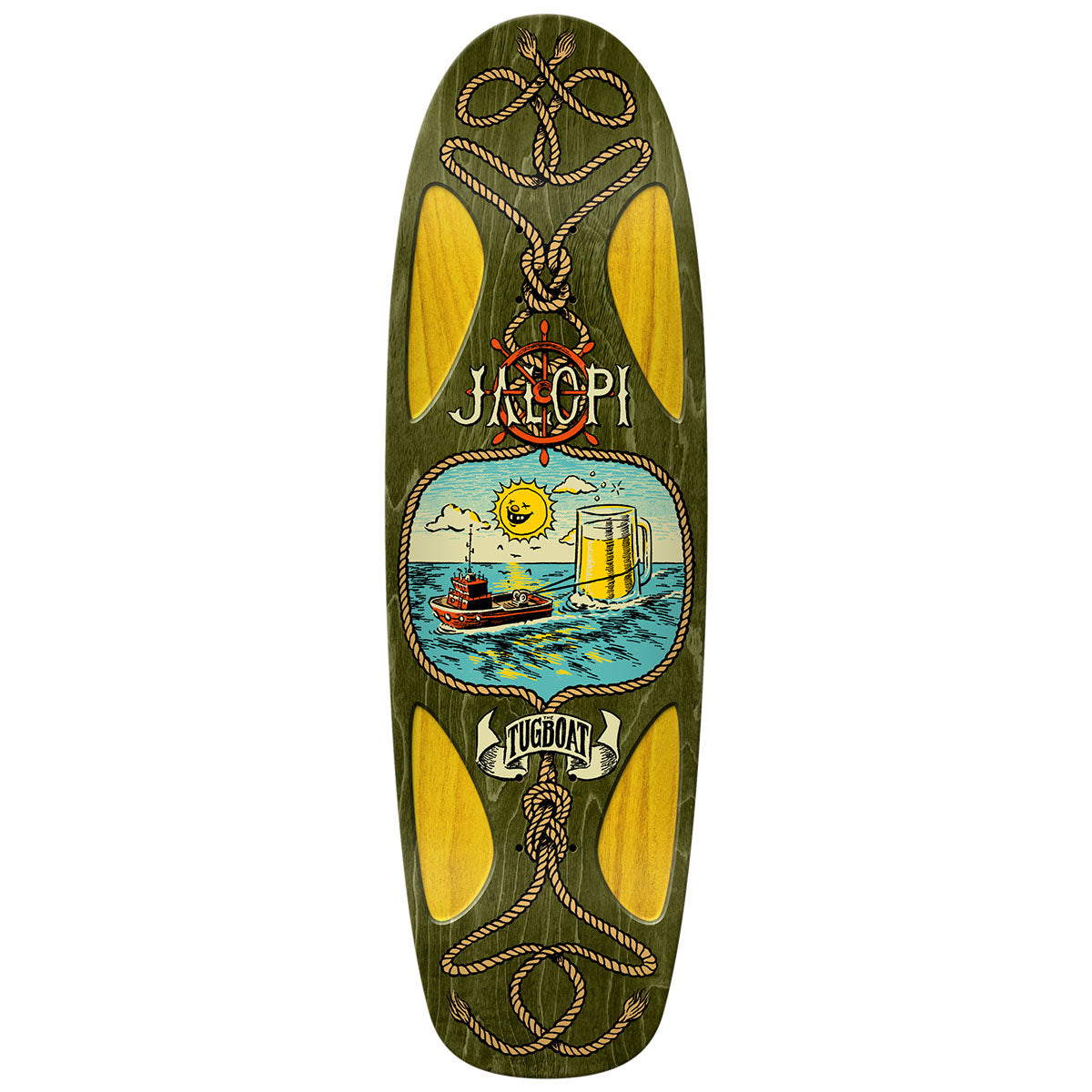 Anti Hero Jalopi The Tugboat 9.8 Skateboard Deck