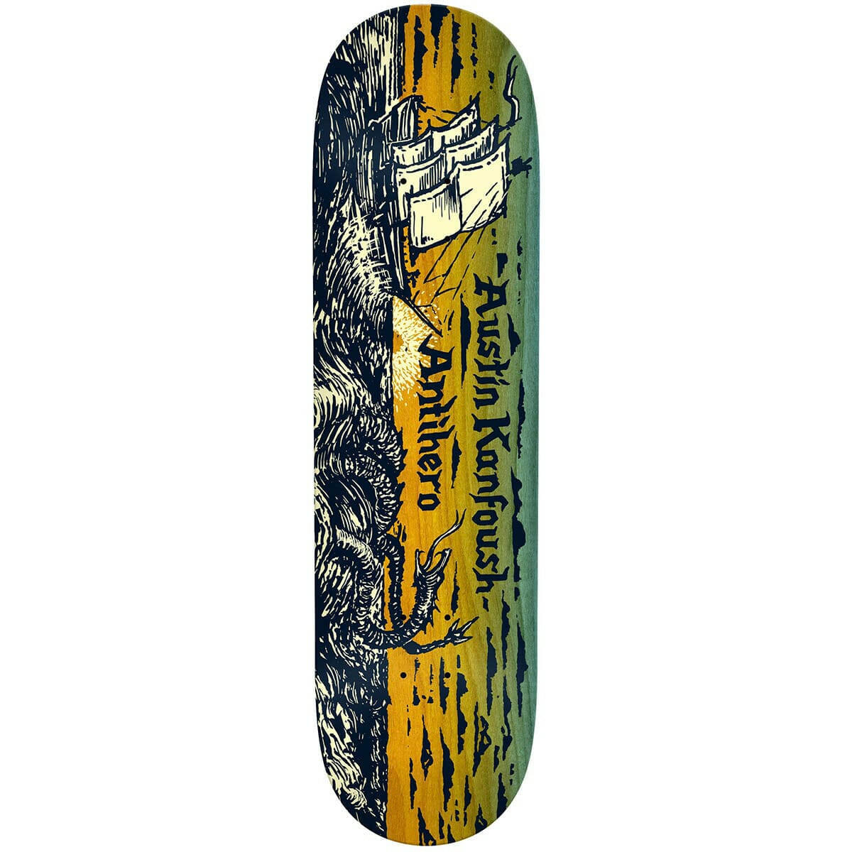 Anti Hero - Austin Kanfoush Meridian 8.38 Skateboard Deck.