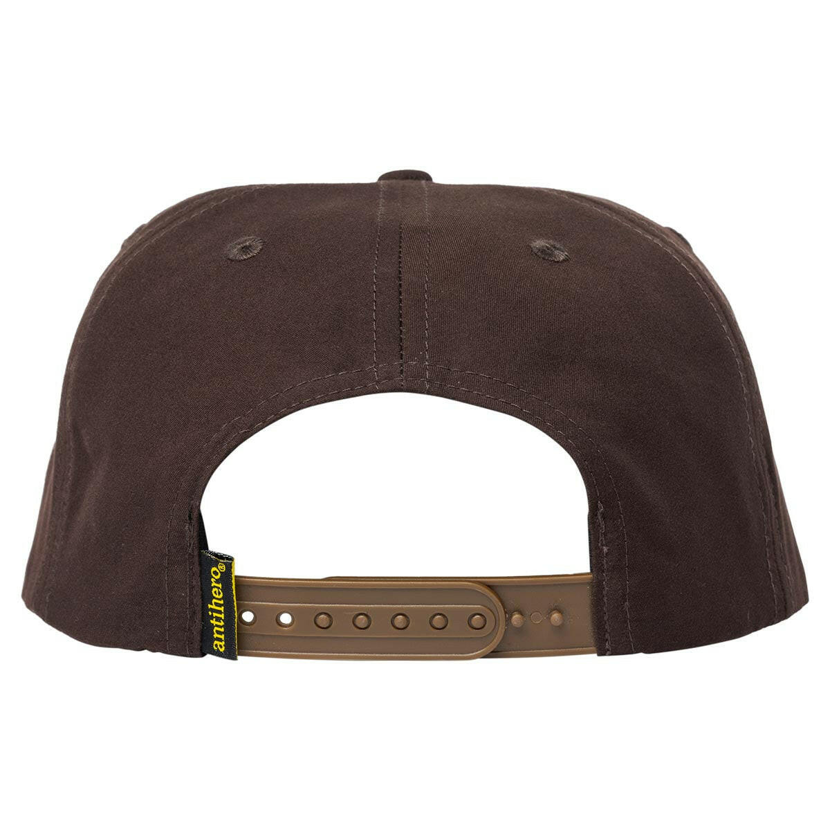Anti Hero - Lil Pigeon Snapback Dark Brown/Yellow.