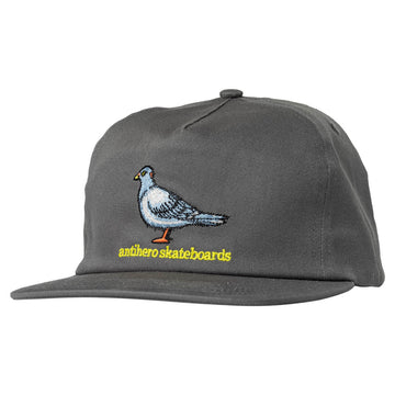 Anti Hero Lil Pigeon Snapback Charcoal/Yellow