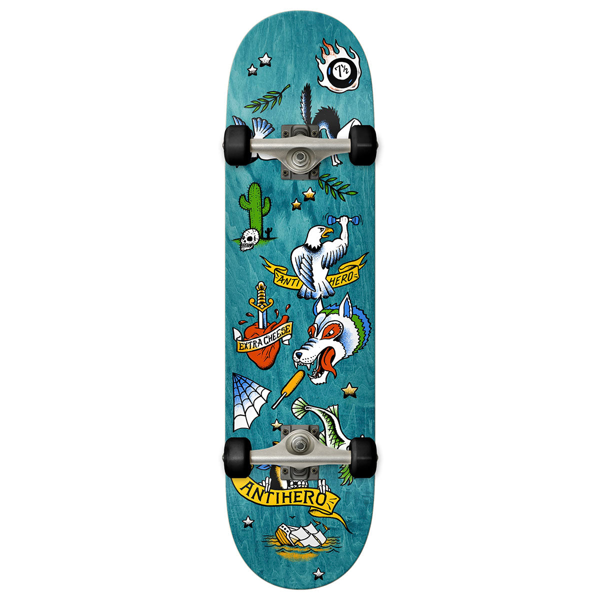 Anti Hero No Regrets 7.75 Complete Skateboard