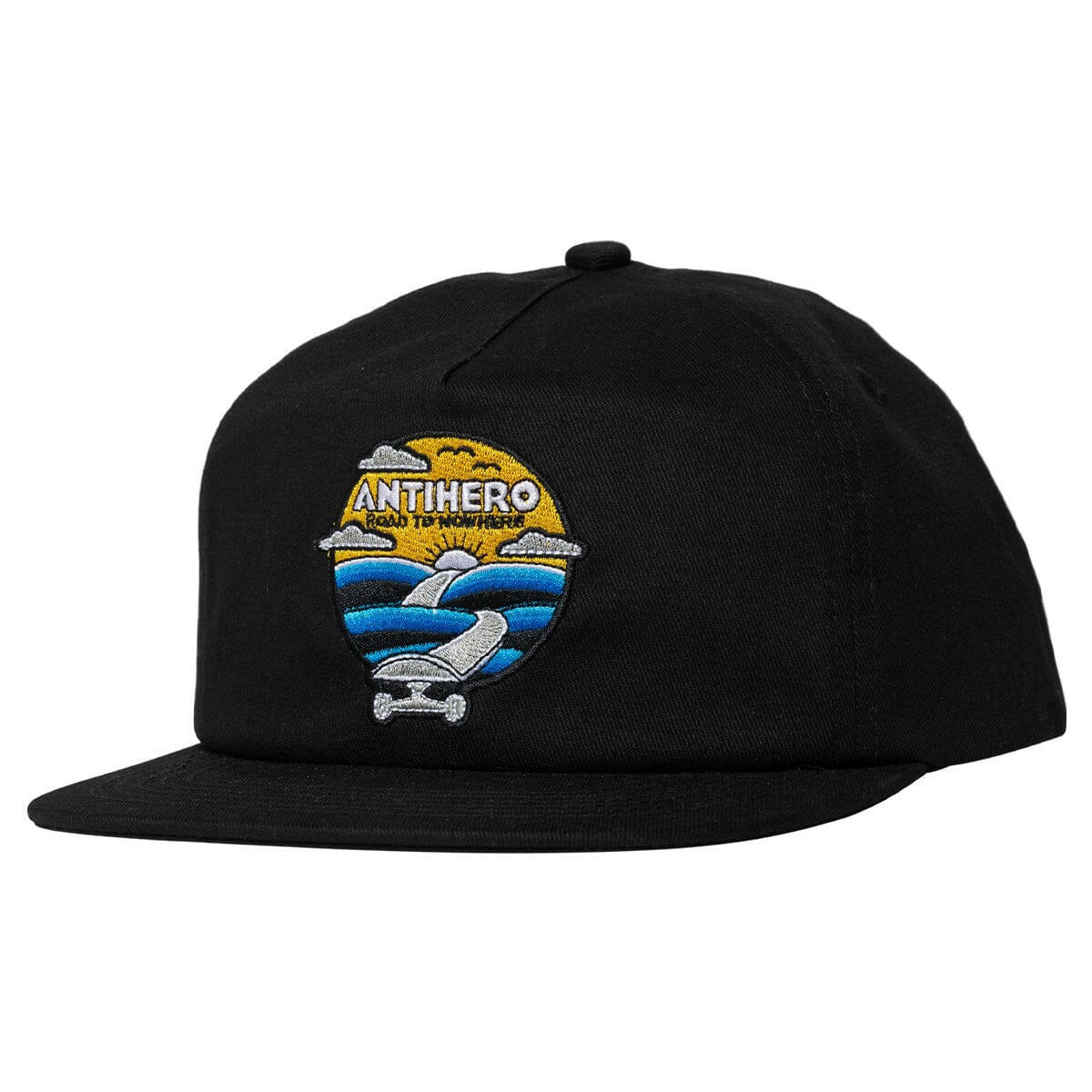 Anti Hero - Road To Nowhere Snapback Black.
