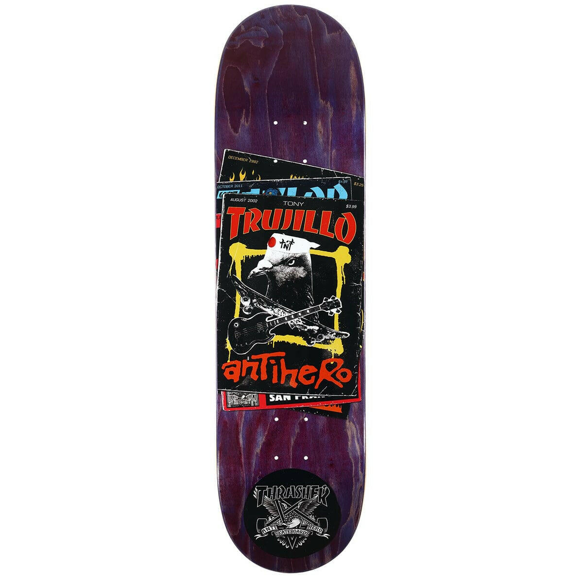 Anti Hero - Tony Trujillo Thrasher 8.5 Skateboard Deck.