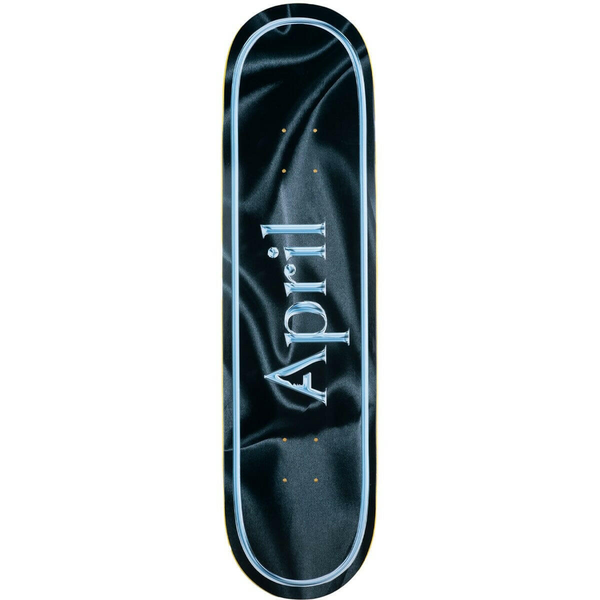 April - Black Silk OG Logo 8.25 Skateboard Deck.