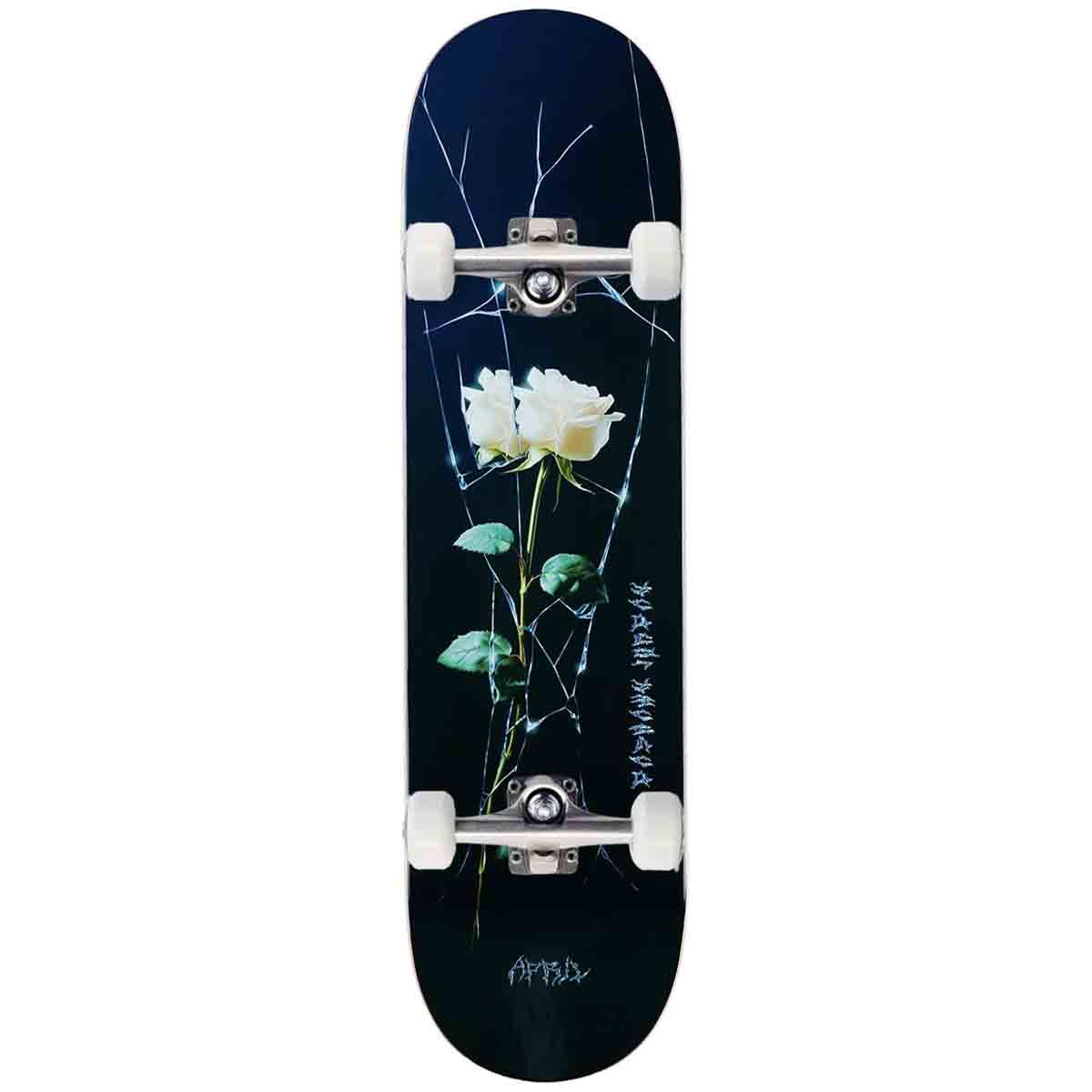 April Dashawn Jordan Cracked Rose 8.0 Complete Skateboard