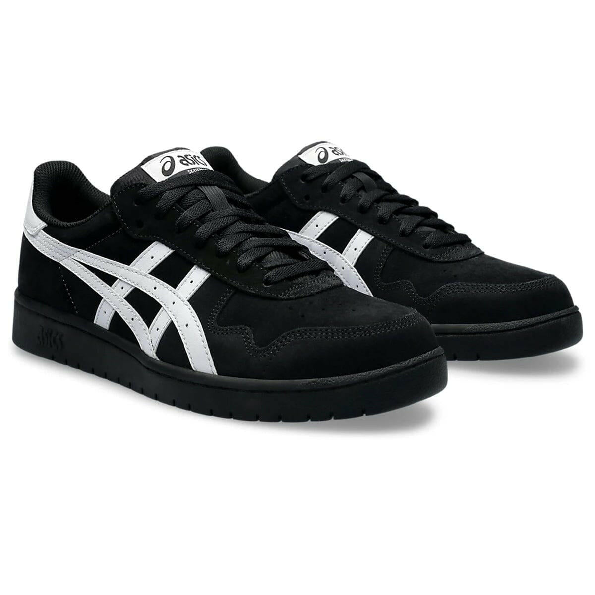 Asics Japan Pro Black/White Skate Shoes Pair