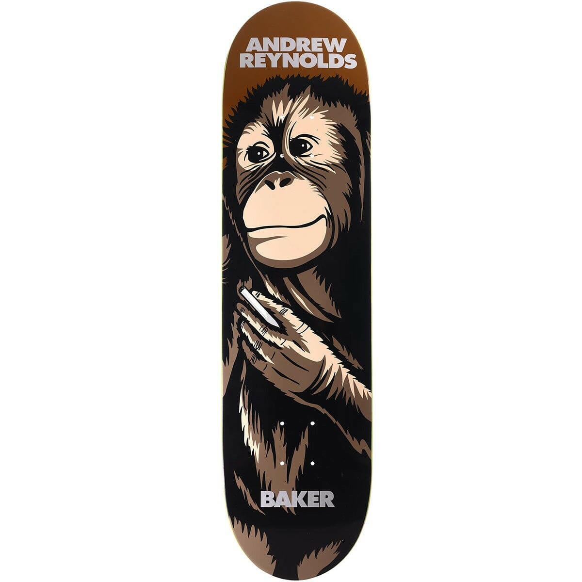 Baker - Andrew Reynolds Smoking Monkey 8.25 Skateboard Deck.