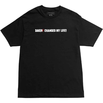 Baker Baker 3 Changed My Life Tee Black