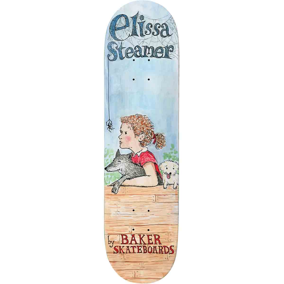 Baker Elissa Steamer Elissa's Web 8.25 Skateboard Deck