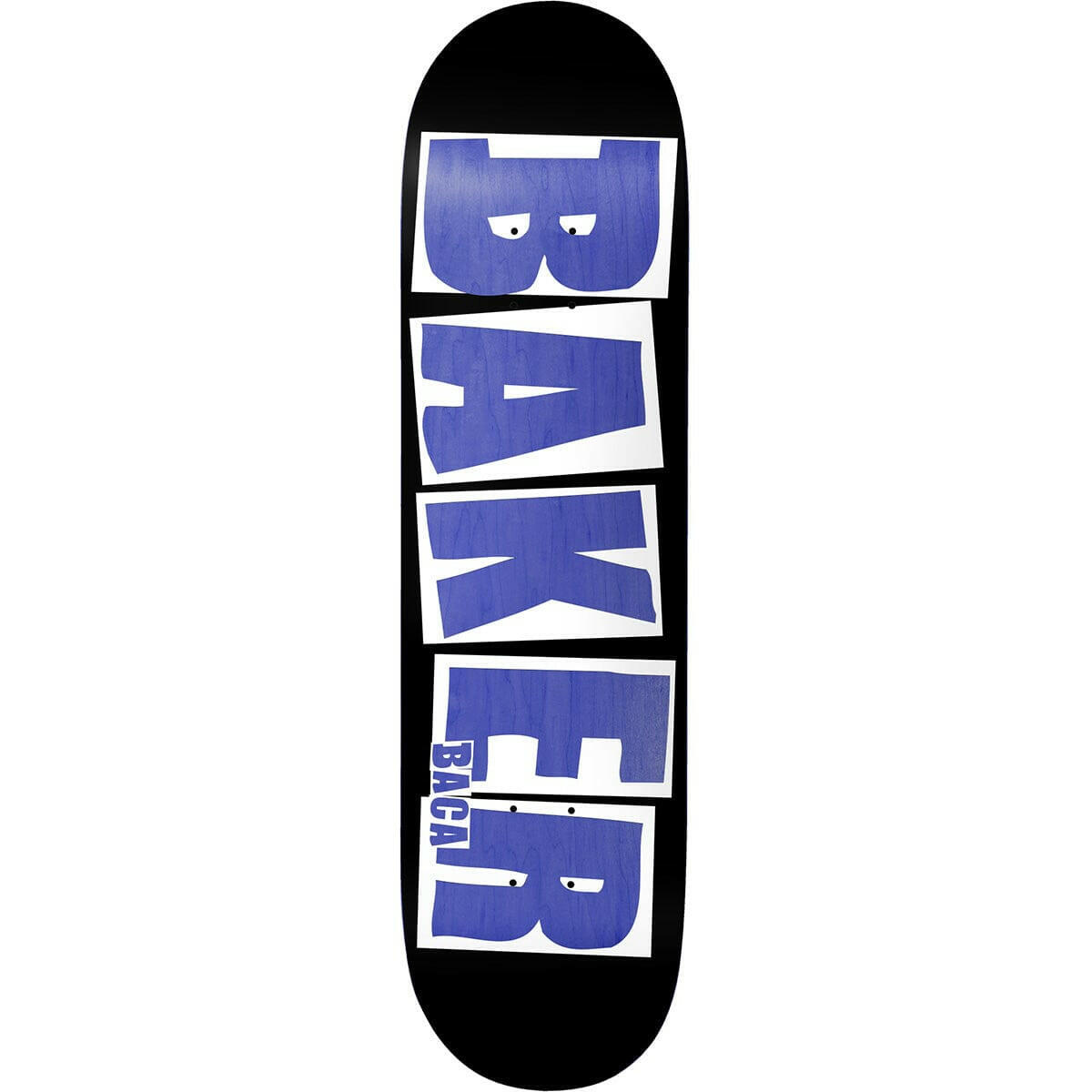 Baker - Sammy Baca Brand Name Black/Veneer 8.25 Skateboard Deck.
